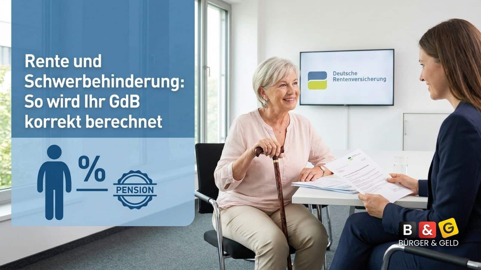 Rente und Schwerbehinderung: So wird Ihr GdB korrekt berechnet