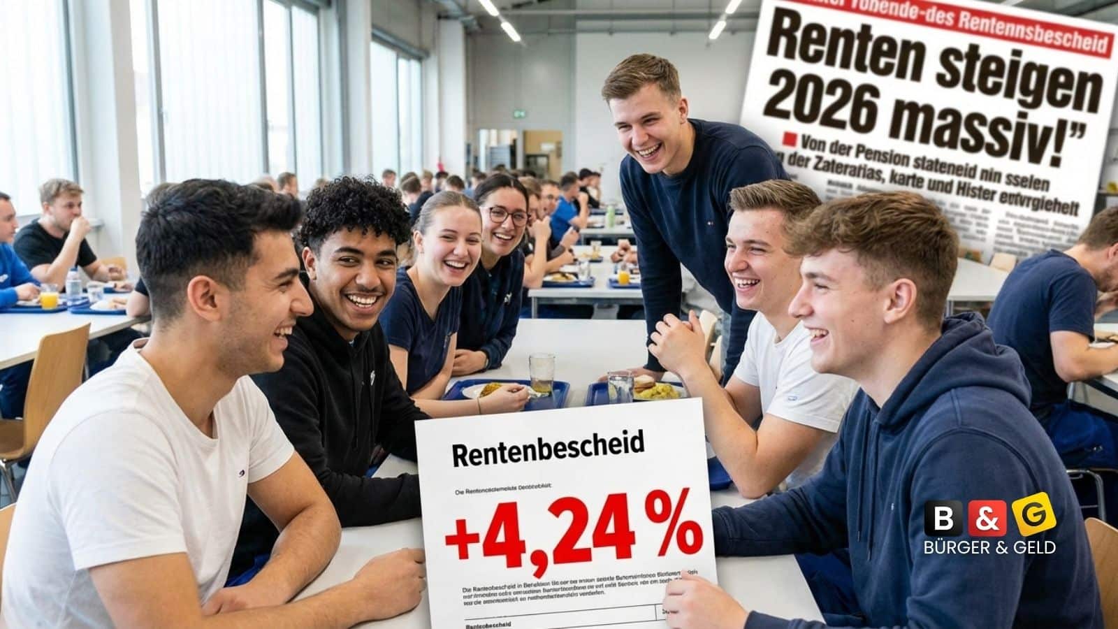 Rentenerhöhung 2026 - auch Arbeitnehmer profitieren