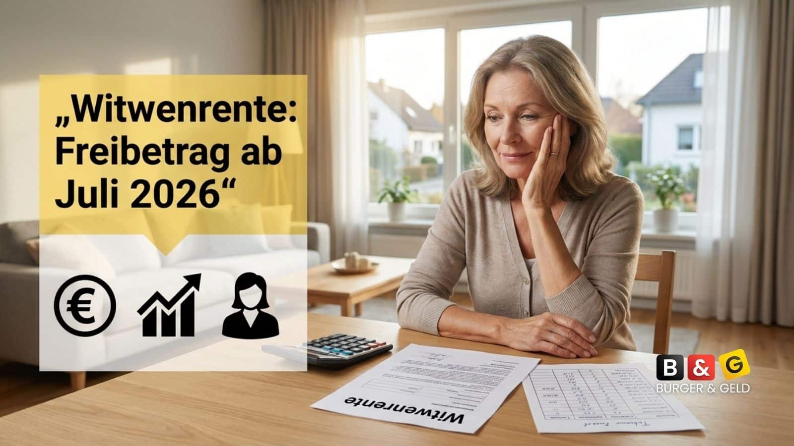 Witwenrente Einkommensfreibetrag ab Juli 2026