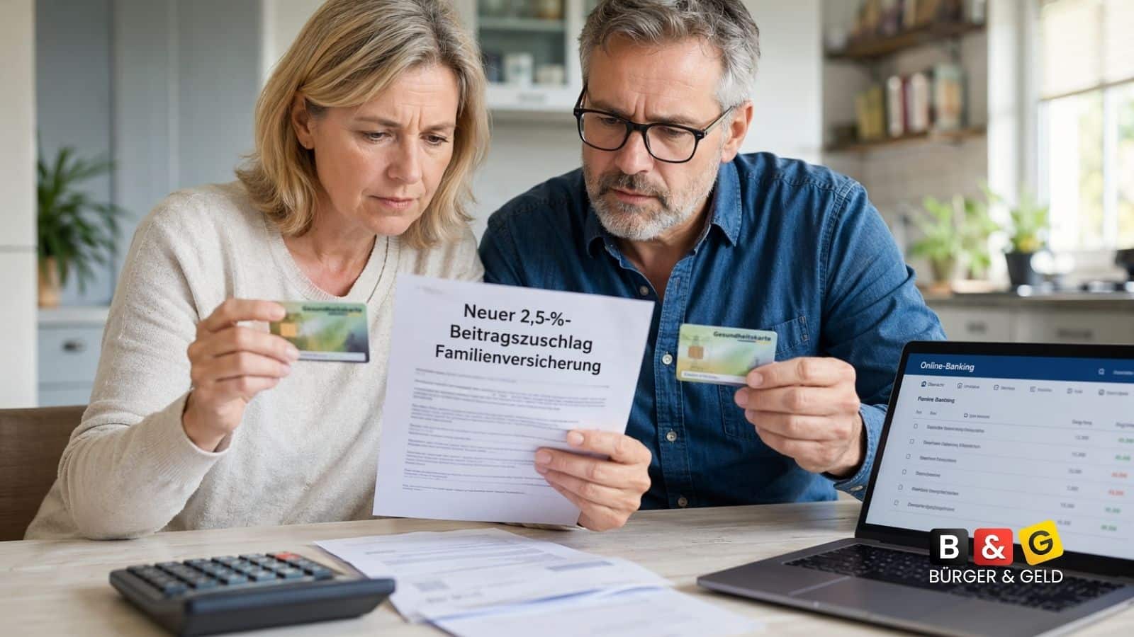 2,5 Prozent Zuschlag bei Familienversicherung für Ehepartner