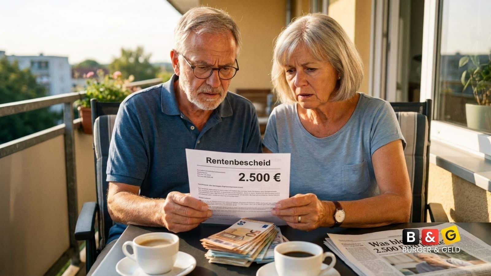 2500 Euro Rente - was tatsächlich übrig bleibt