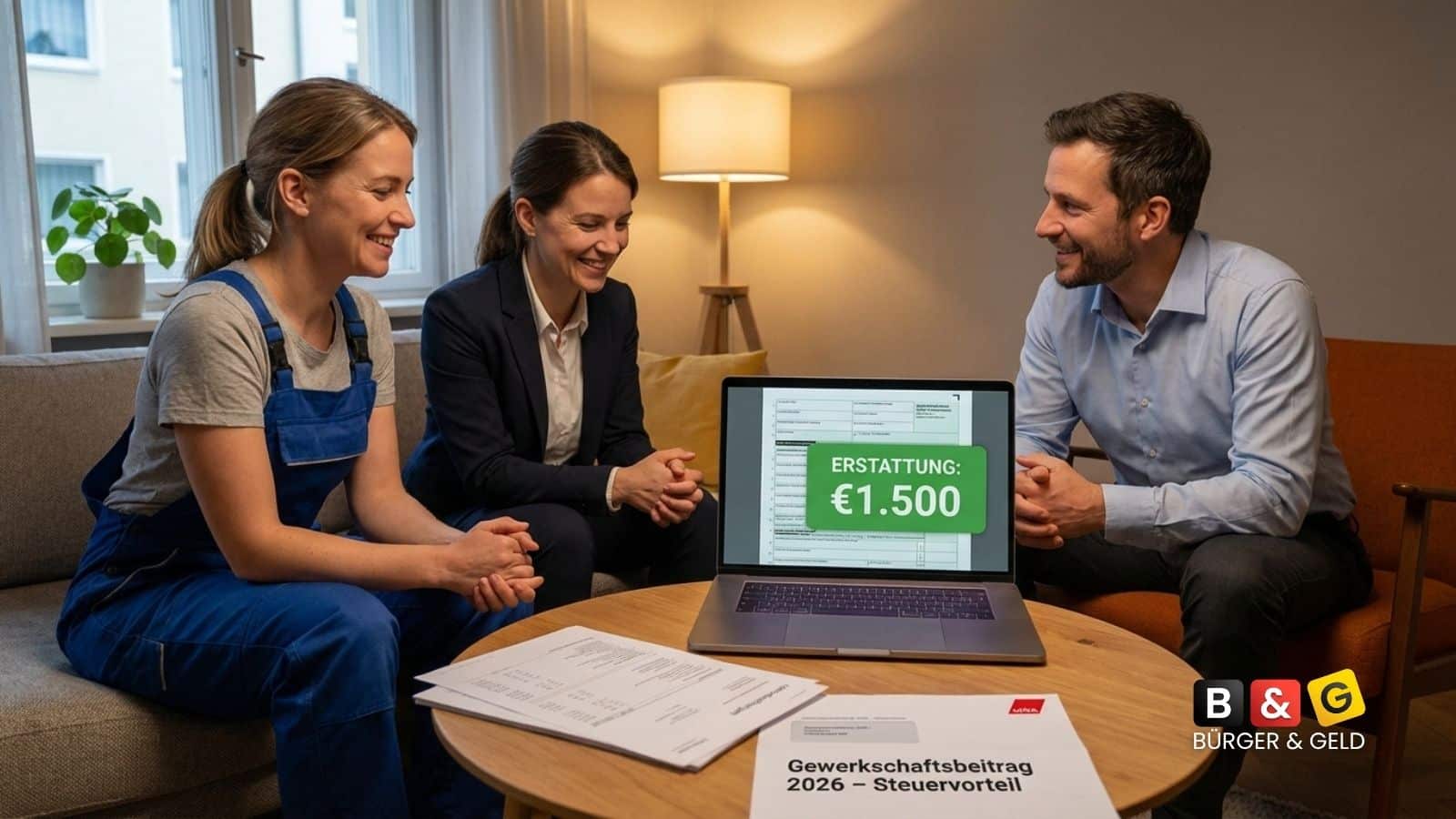 Gewerkschaftsbeiträge 2026 zusätzlich von Steuer absetzbar