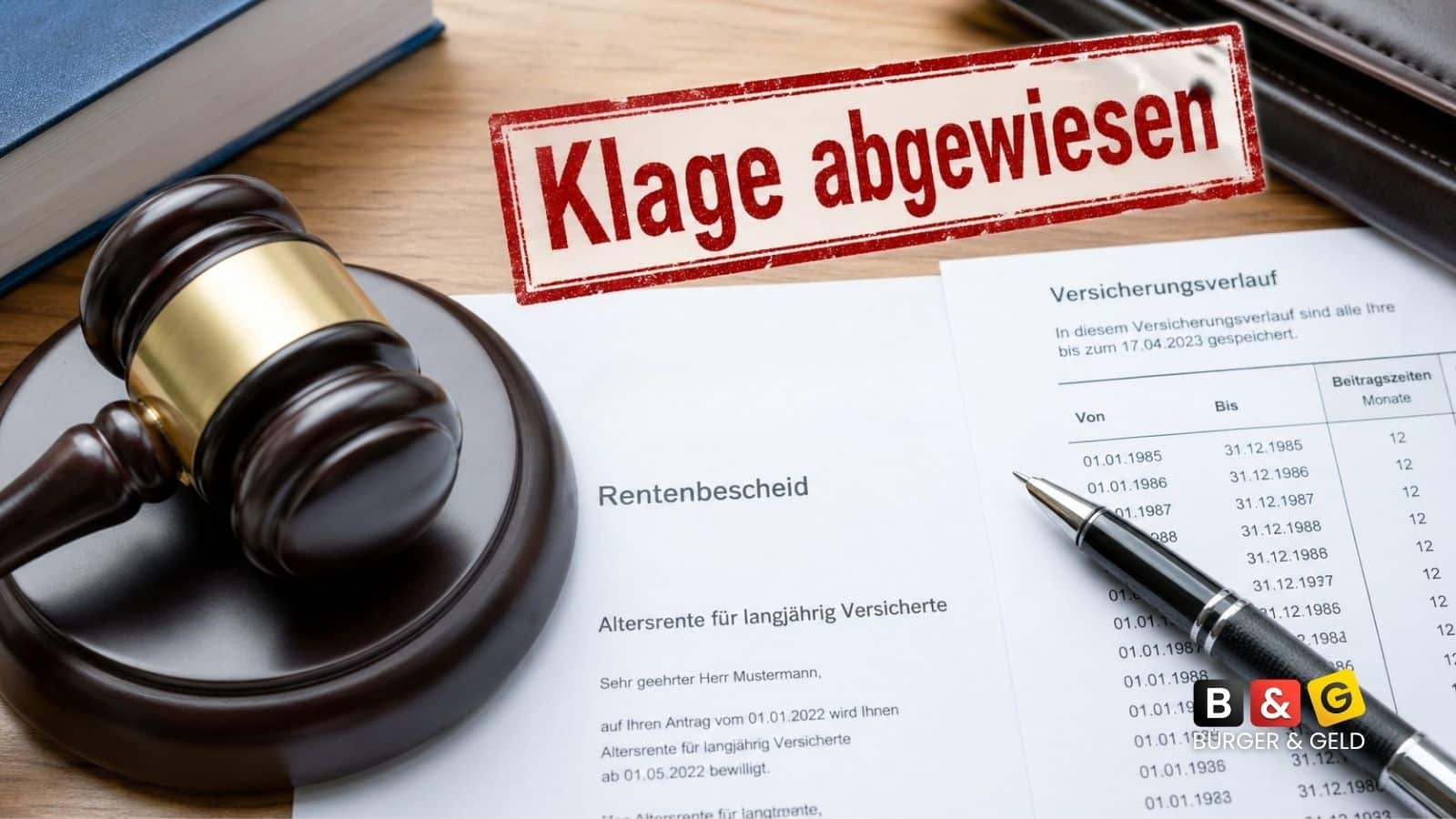 Klage gegen Rentenbescheid abgewiesen obwohl Versicherungsverlauf falsch war