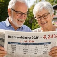 Rentenerhöhung 2026: Rechner und große Tabelle zu 4,24% 4 Rentenerhöhung 2026: Rechner und Tabelle
