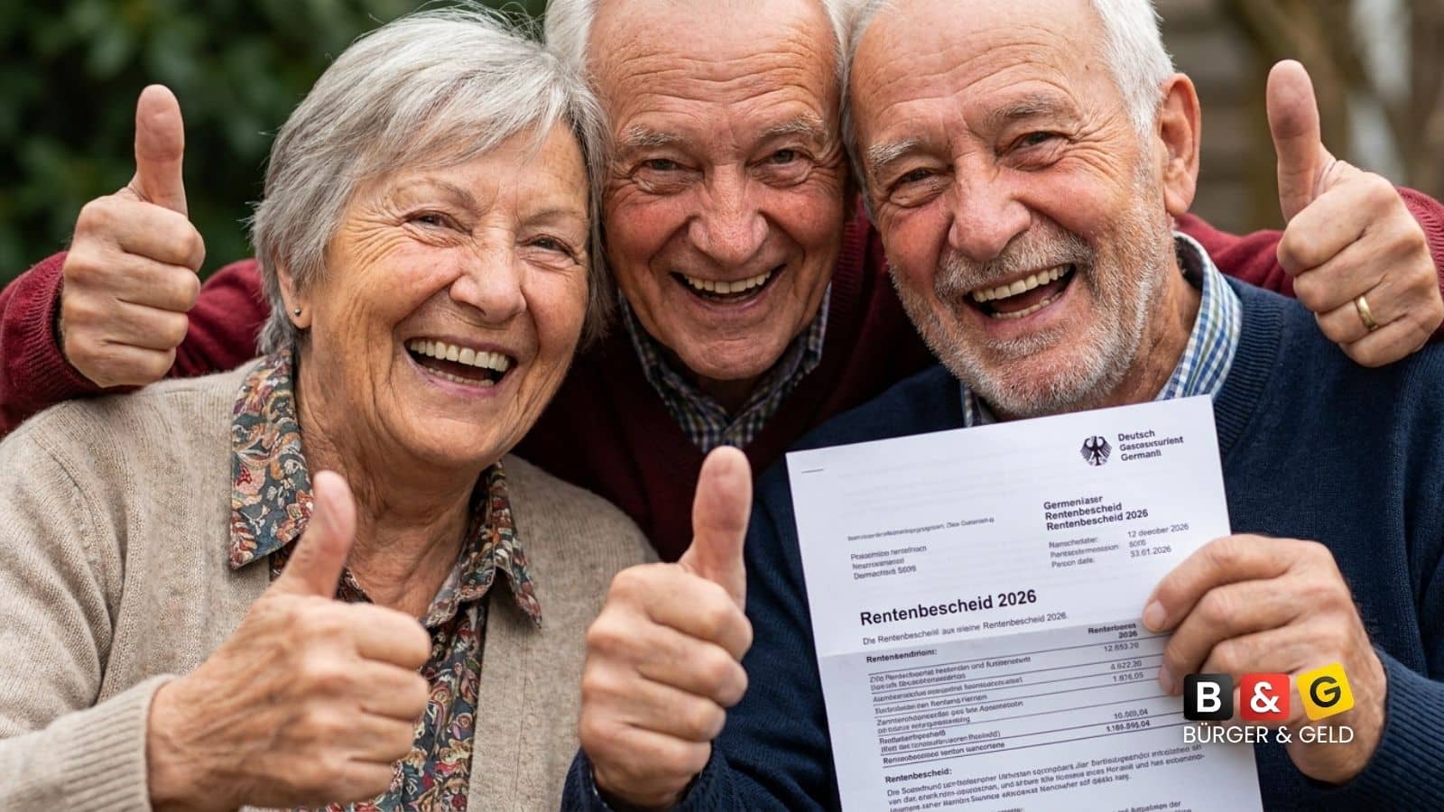 Rentenerhöhung 2026: Tabelle brutto, netto, Vergleich Vorjahre