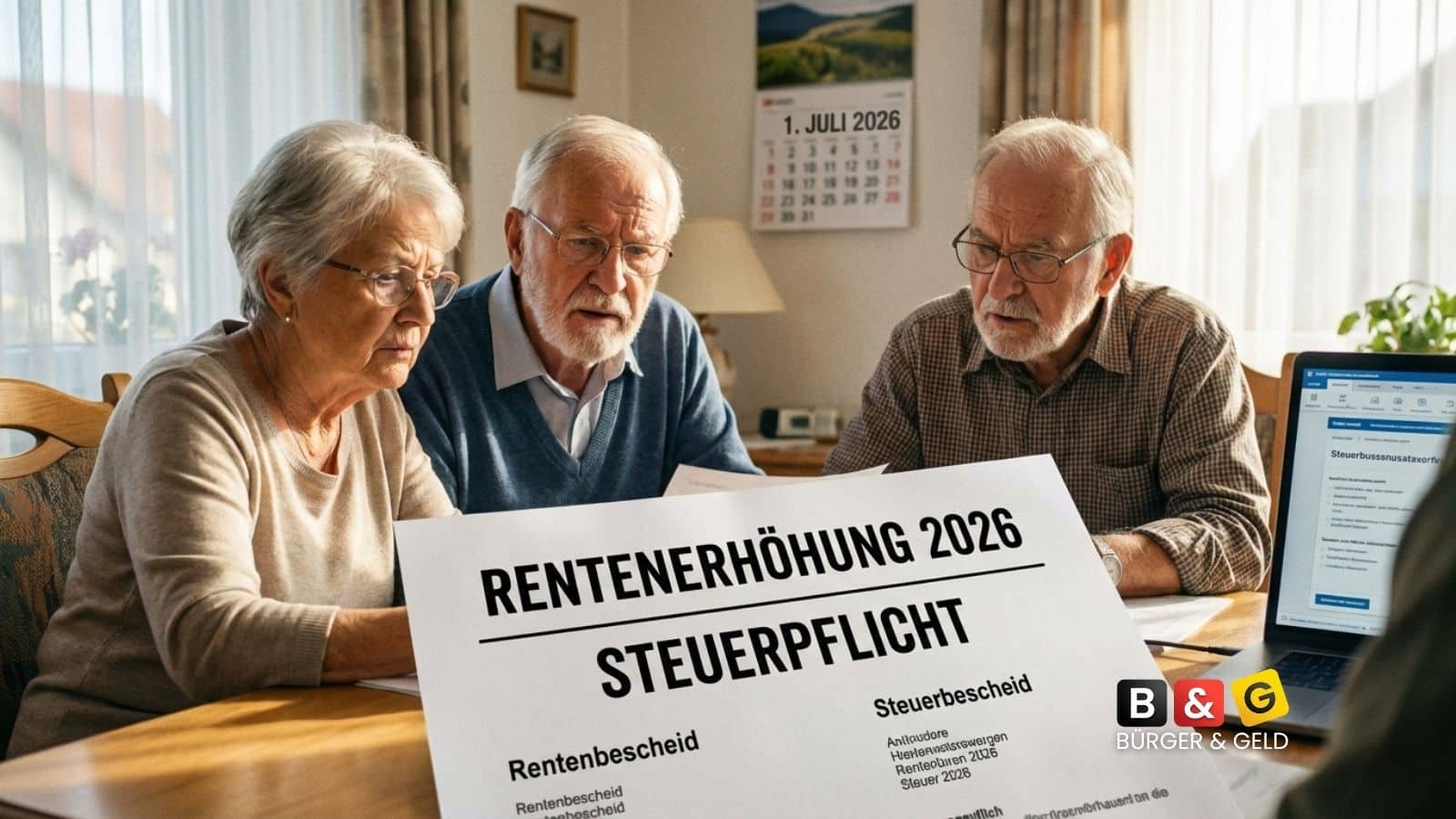 Rentenerhöhung 2026: Tausende Rentner werden steuerpflichtig
