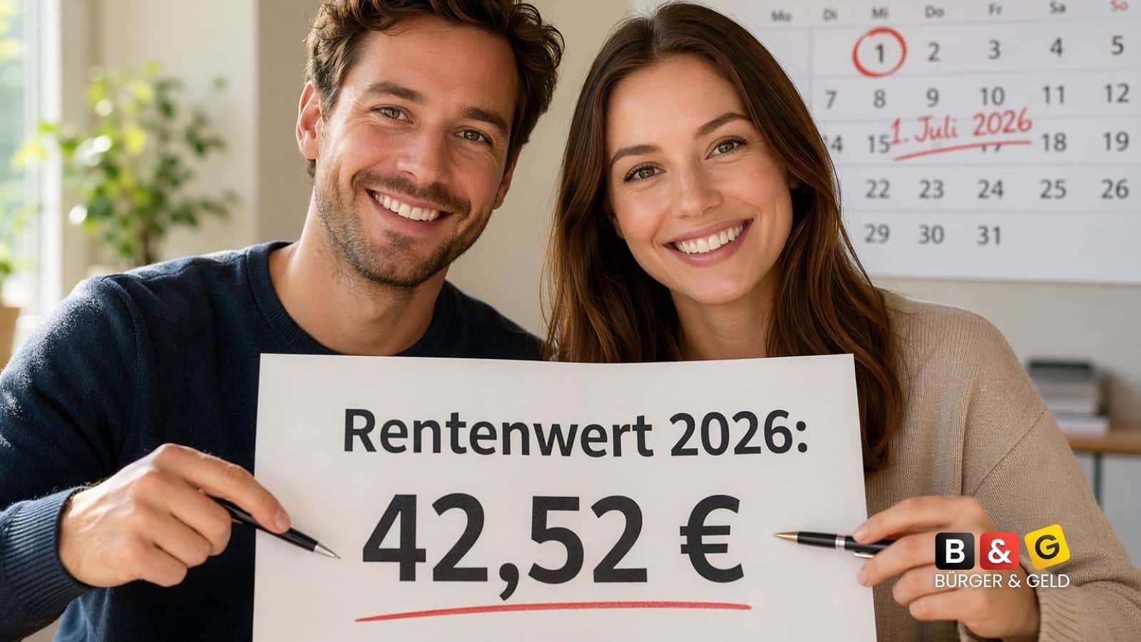 Rentenwert 1. Juli 2026