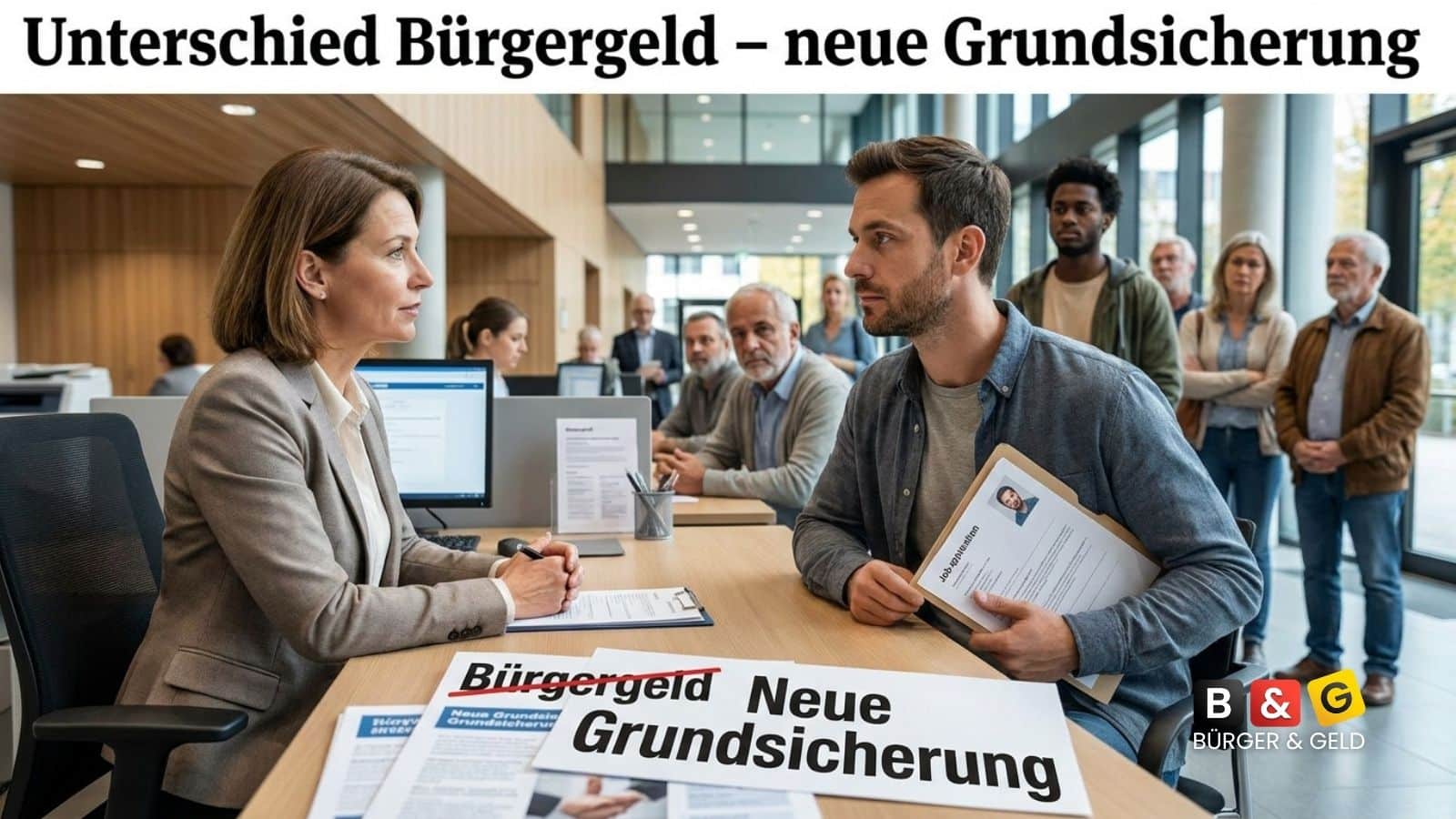 Unterschied Bürgergeld - neue Grundsicherung