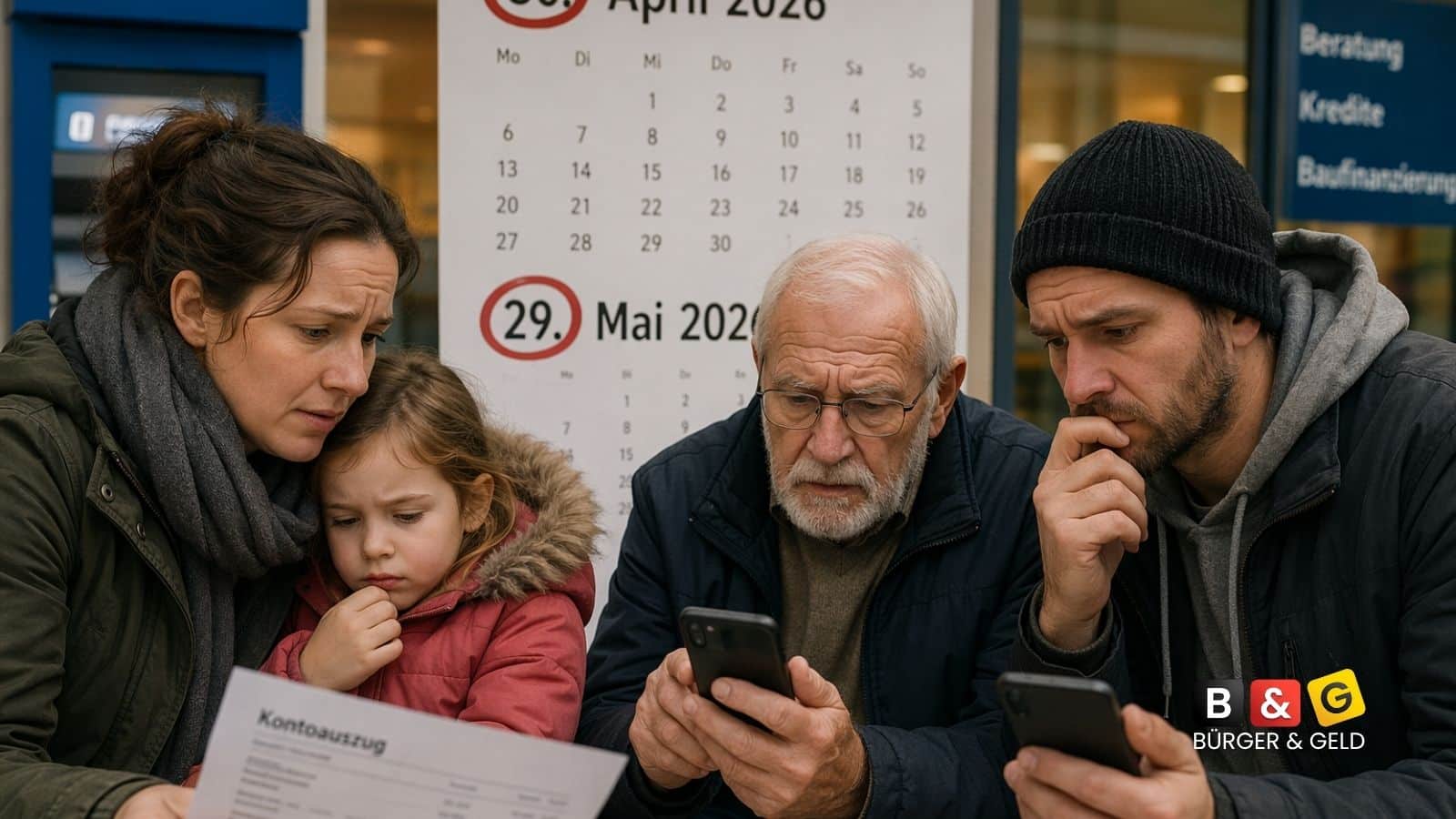 Zahltag Mai 2026: Sozialleistungen, Rente, Kindergeld