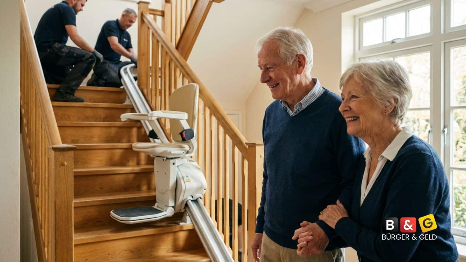 Zuschuss für Treppenlift für Rentner