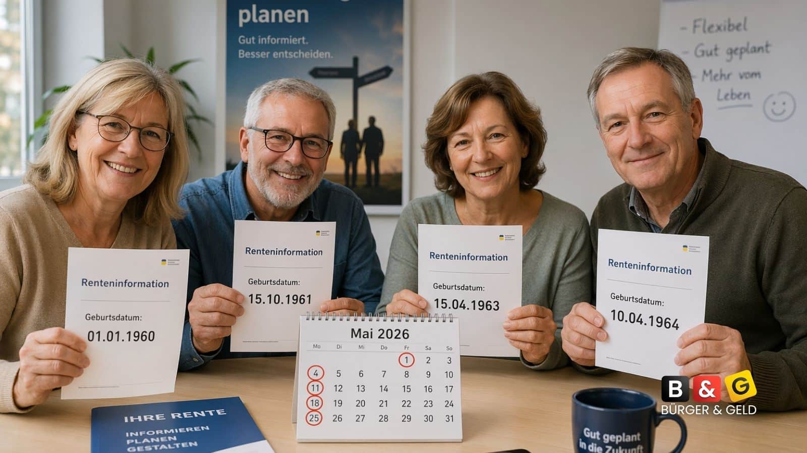 Im Mai 2026 erstmals in Rente gehen - wer das kann