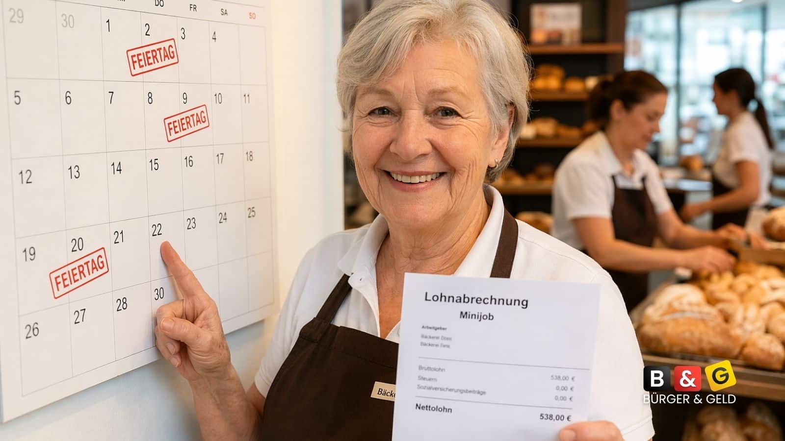 Minijob und Feiertag