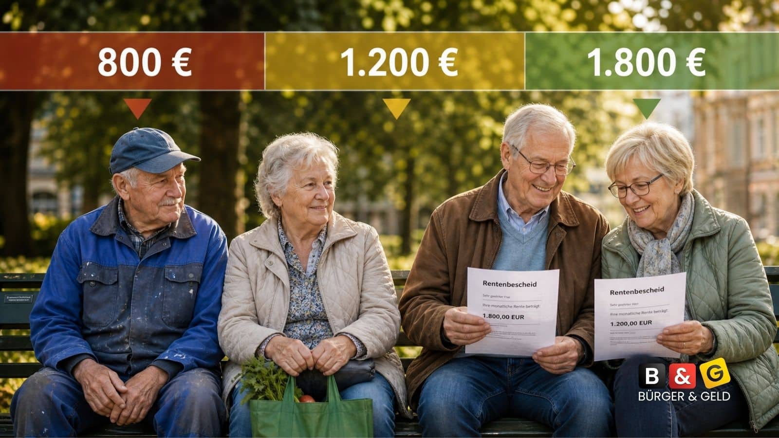 Rente in Deutschland 2026: wer wieviel bekommt. Tabelle!