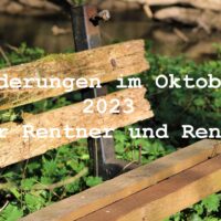 Rente: Wichtige Änderungen und Termine für Rentner im Oktober 2023