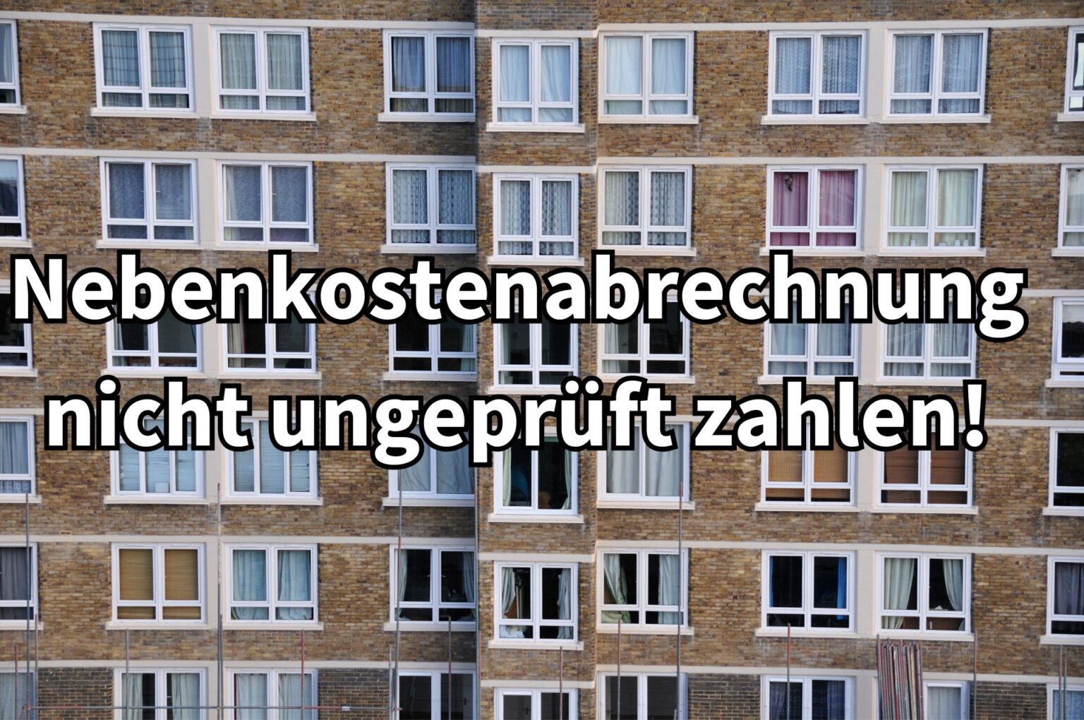 MietNebenkostenabrechnung zahlen erst nach Prüfung Frist!