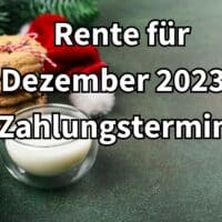 Rente für Dezember 2023: Wann haben Renter das Geld auf dem Konto?