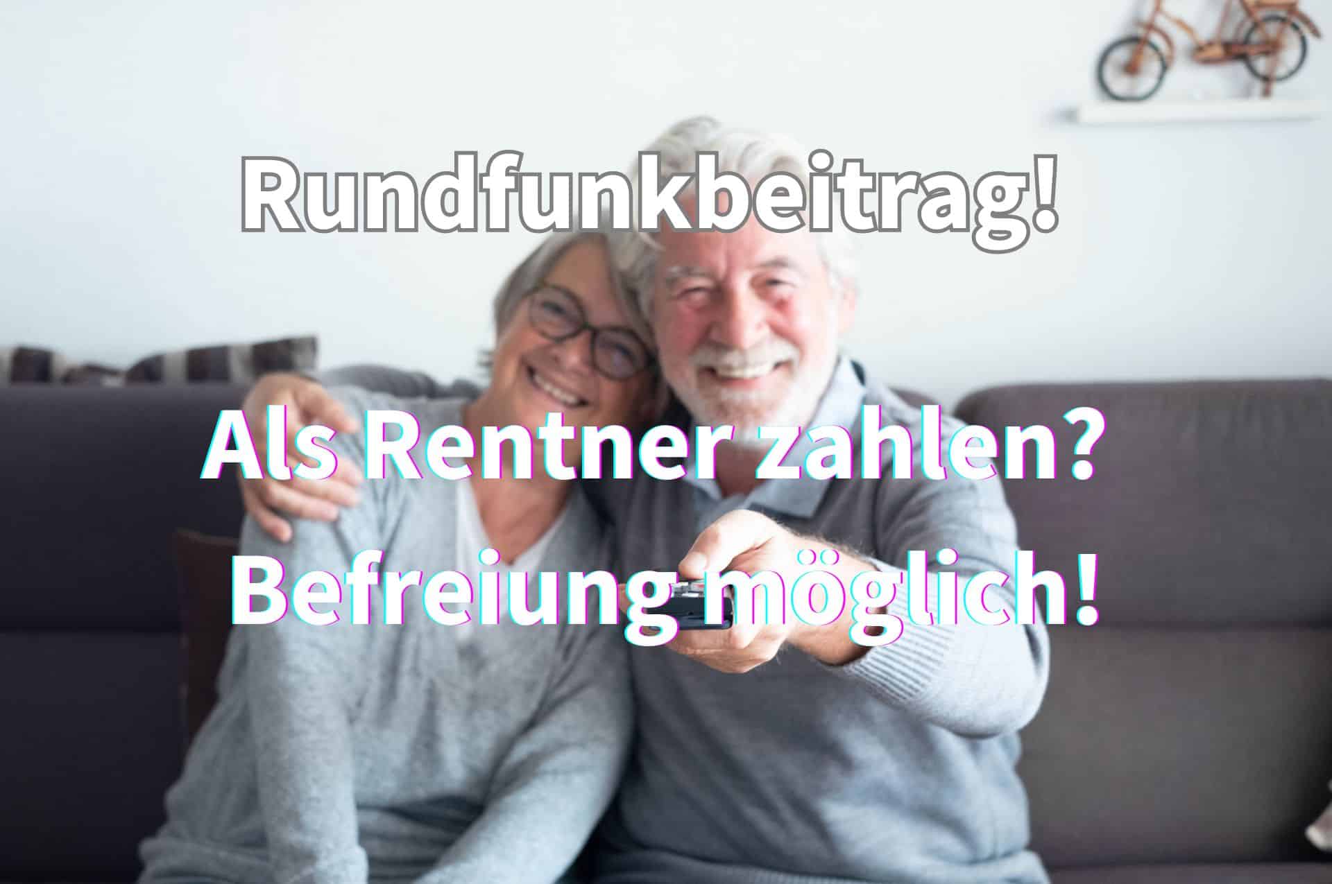 Als Rentner von der GEZ befreien lassen.