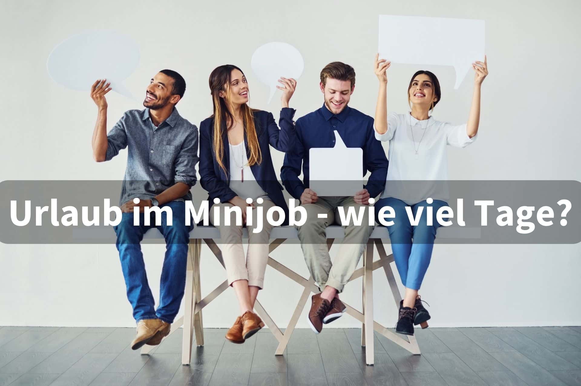 Minijob: Urlaub und Urlaubstage des 538-Euro-Jobs berechnen für 2024