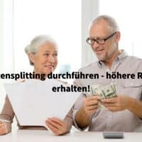 Mehr Rente für Ehepartner durch Rentensplitting - Rentner sollten handeln