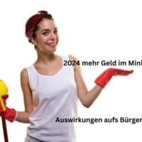 2024 wir die Verdienstgrenze im MInijob angehoben. Welche Auswirkungen hat das aufs Bürgergeld?