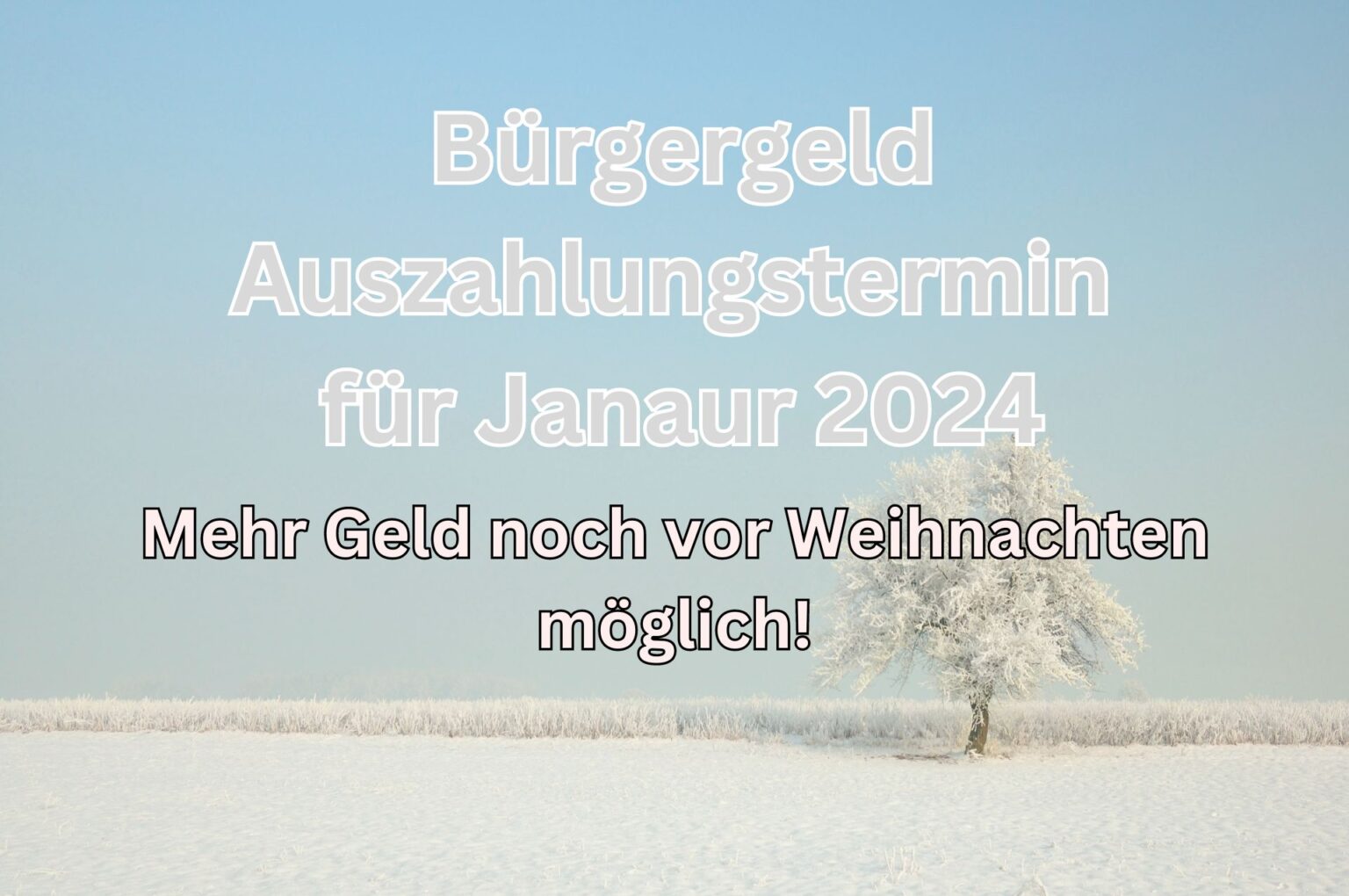 Bürgergeld Auszahlung für Januar 2025 erhöhter Regelsatz!