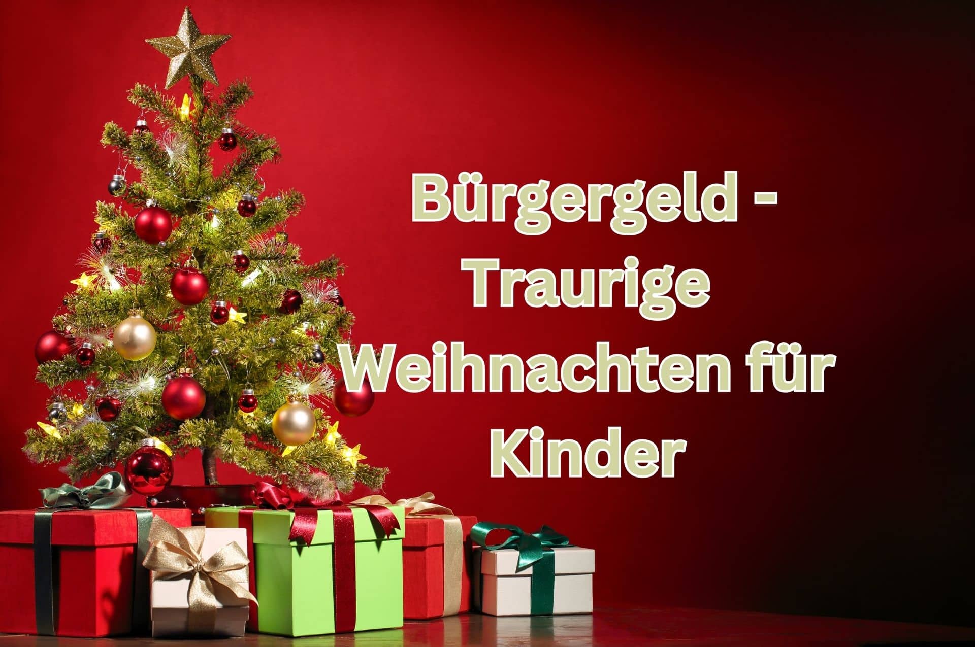 Wer Bürgergeld bezieht hat kaum Geld für Weihnachtsgeschenke.