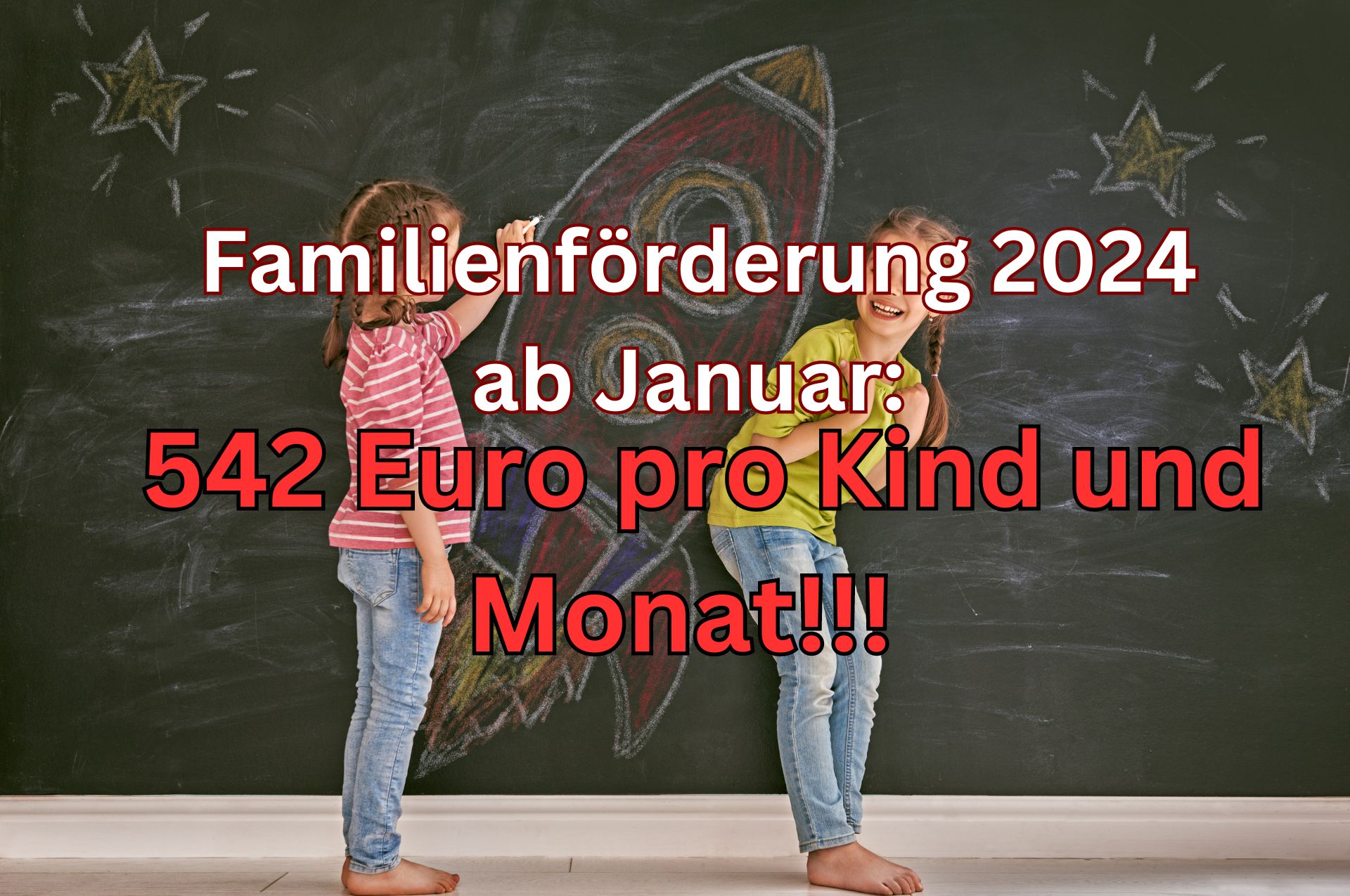 Förderung für Familien durch Kindergeld und Kinderzuschlag 2024: 542 Euro monatlich pro Kind