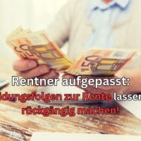 Die Folgen des Versorgungsausgleichs für die Rente lassen sich rückgängig machen.