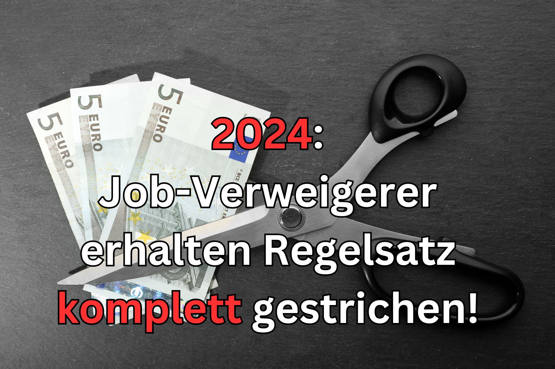 Wer den Job verweigert, muss 2024 mit der Kürzung des Bürgergeld Regelsatzes für 2 Monate als Sanktion rechnen.