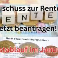 Rentner: 2500 Euro Zuschuss zur Rente jetzt beantragen – Frist läuft im Januar 2024 ab!