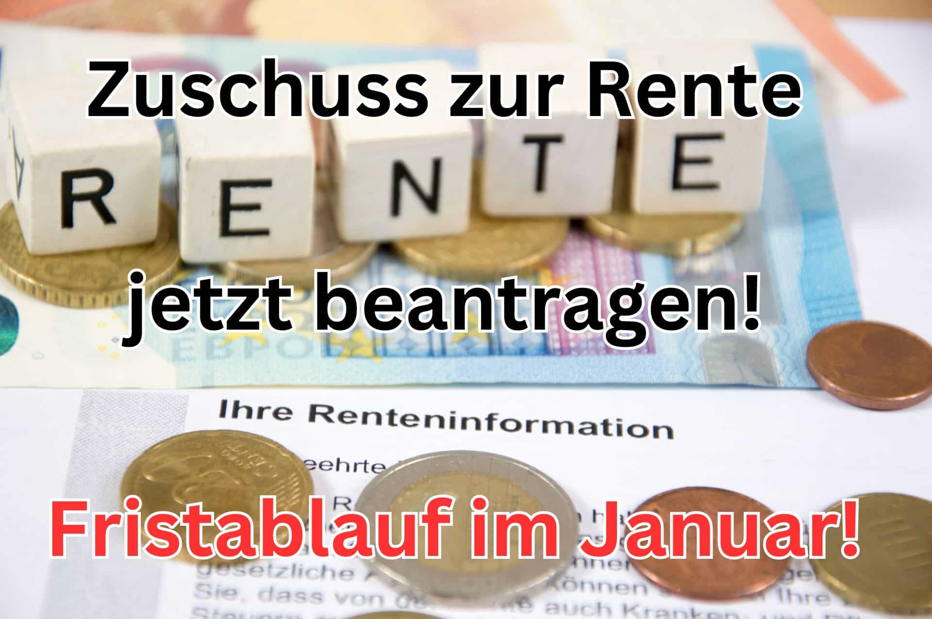 Rentner: 2500 Euro Zuschuss zur Rente jetzt beantragen – Frist läuft im Januar 2024 ab!