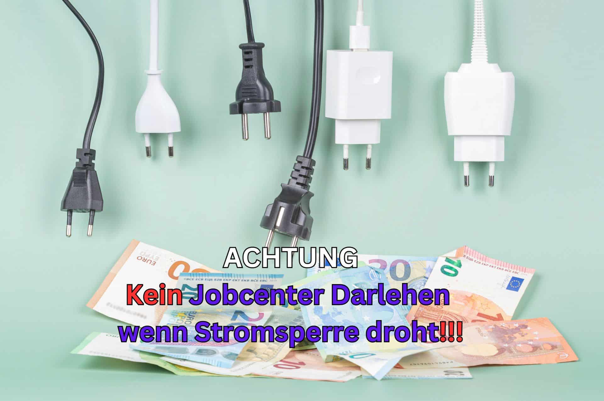 Jobcenter sind nicht verpflichtet bei einer drohenden Stromsperre ein Bürgergeld Darlehen zu gewähren.