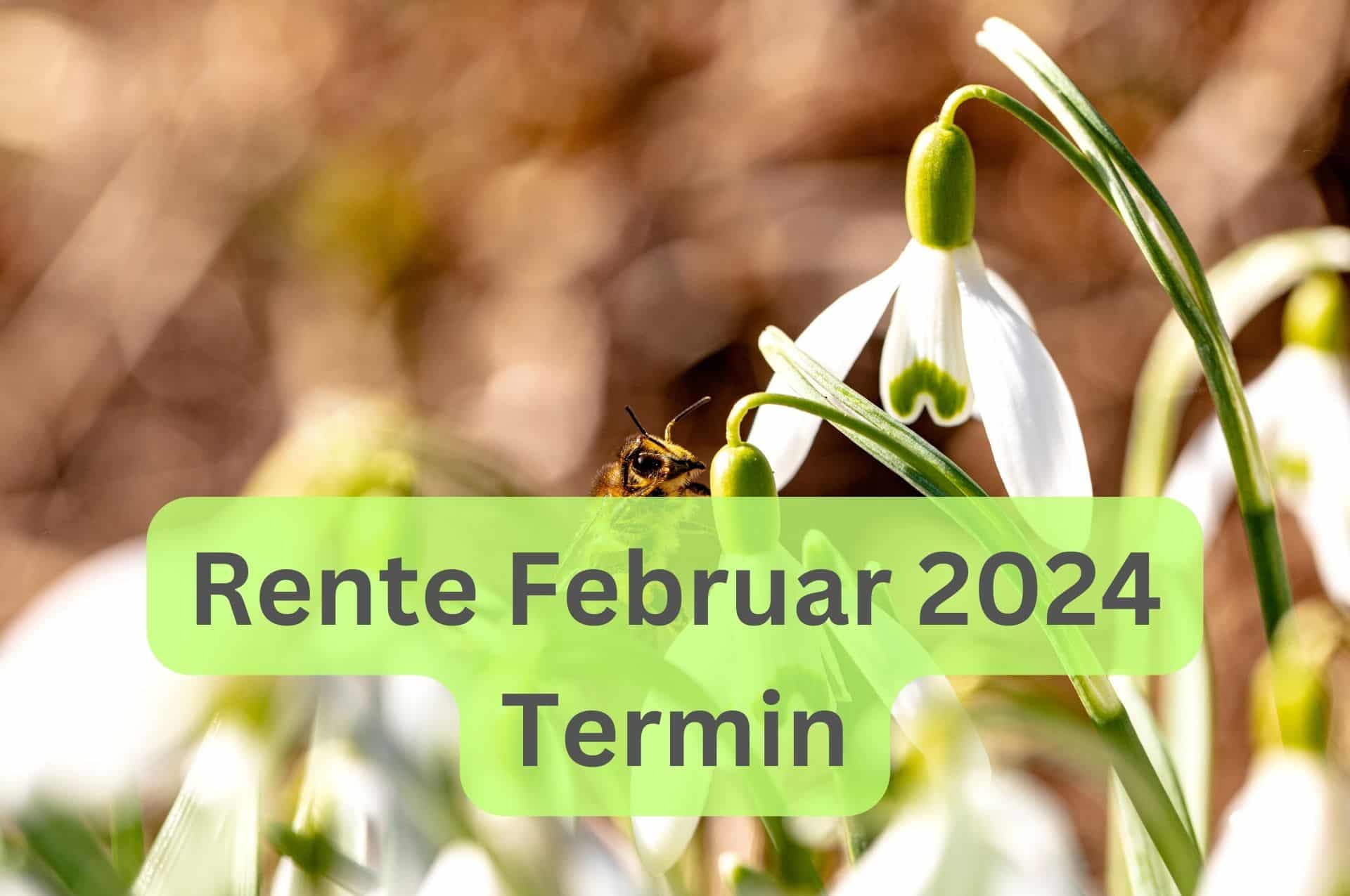 Wann ist der Auszahlungstermin für die Rente Februar 2024?