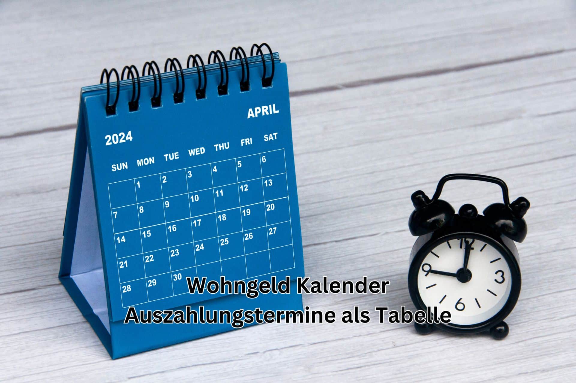 Die Wohngeld Auszahlungstermine 2024 als Kalender in Tabellenform finden Sie hier.