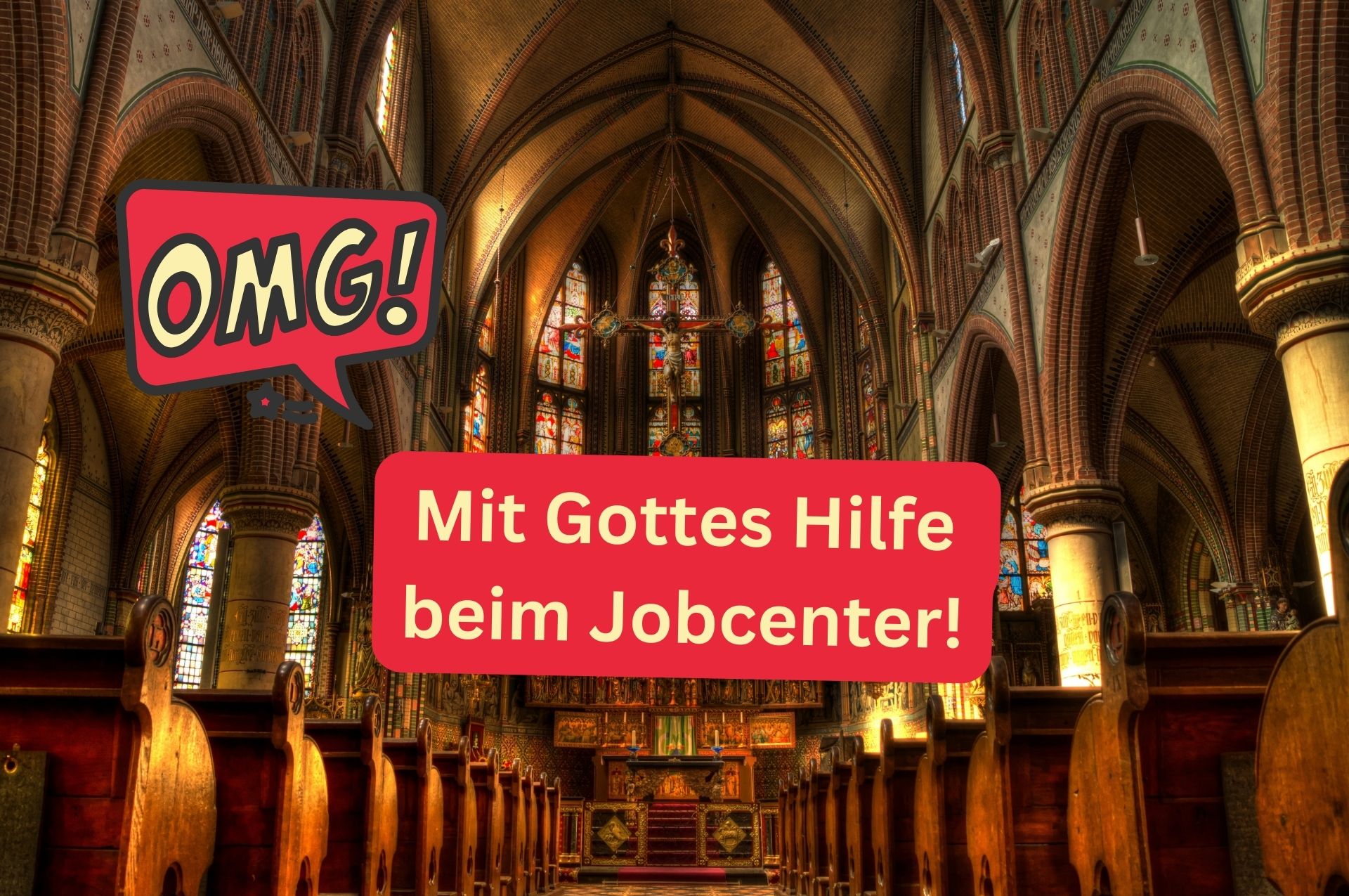 Mit Gottes Hilfe beim Jobcenter