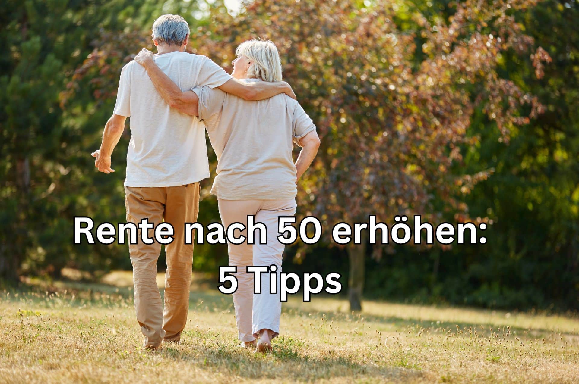 Rente noch jenseits der 50 erhöhen.