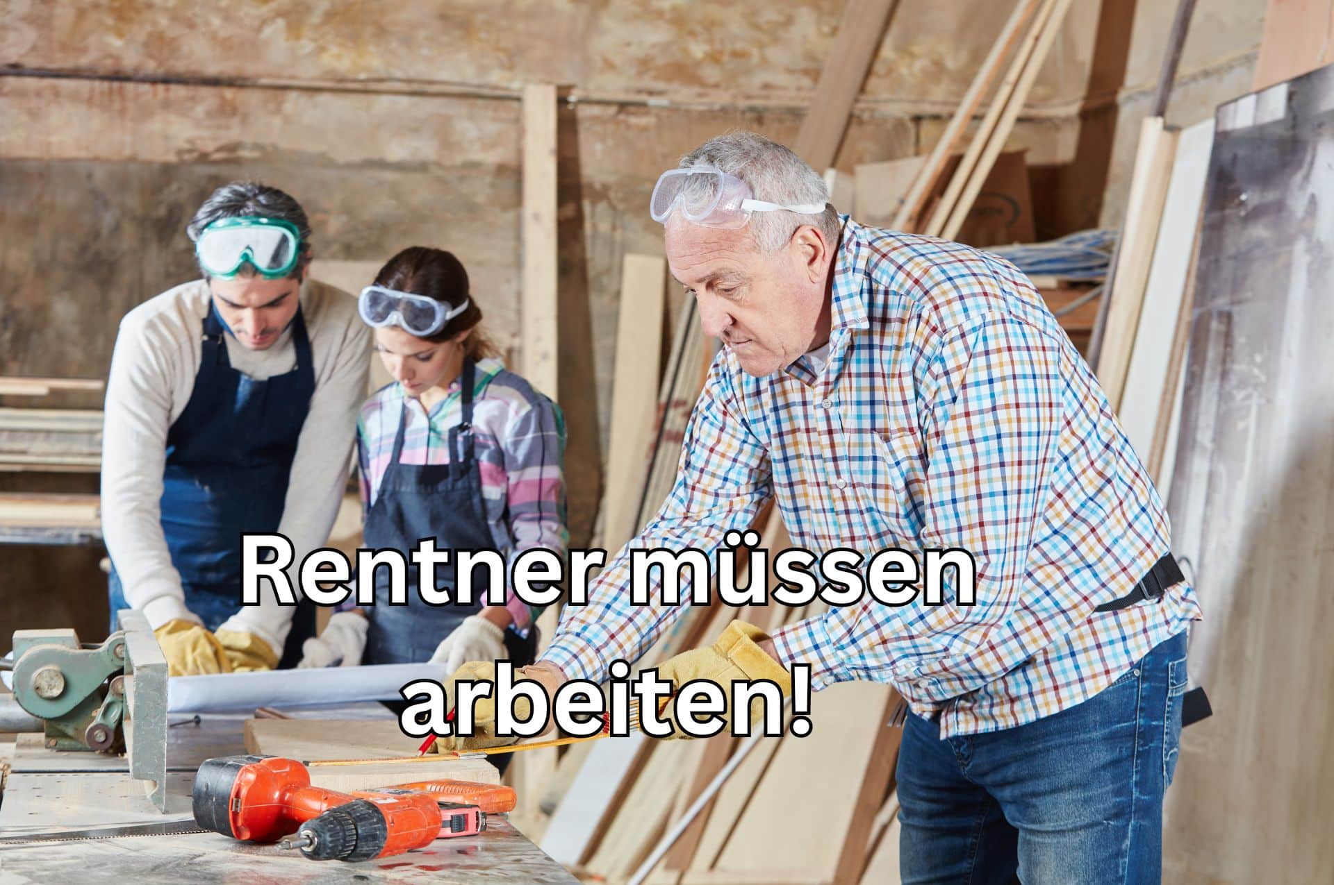 Rentner müssen ihre Rente mit einem Minijob aufstocken.