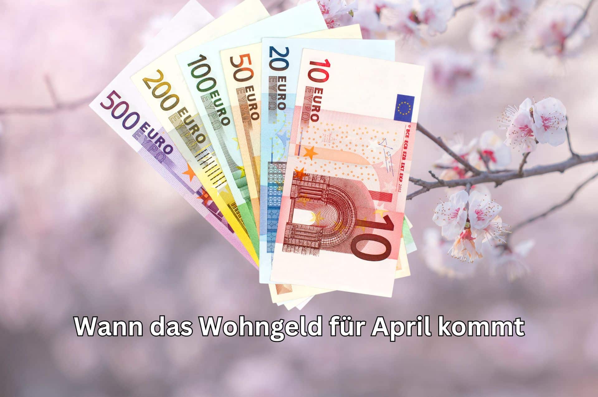 Das Wohngeld für April wird voraussichtlich schon vor Ostern überwiesen!