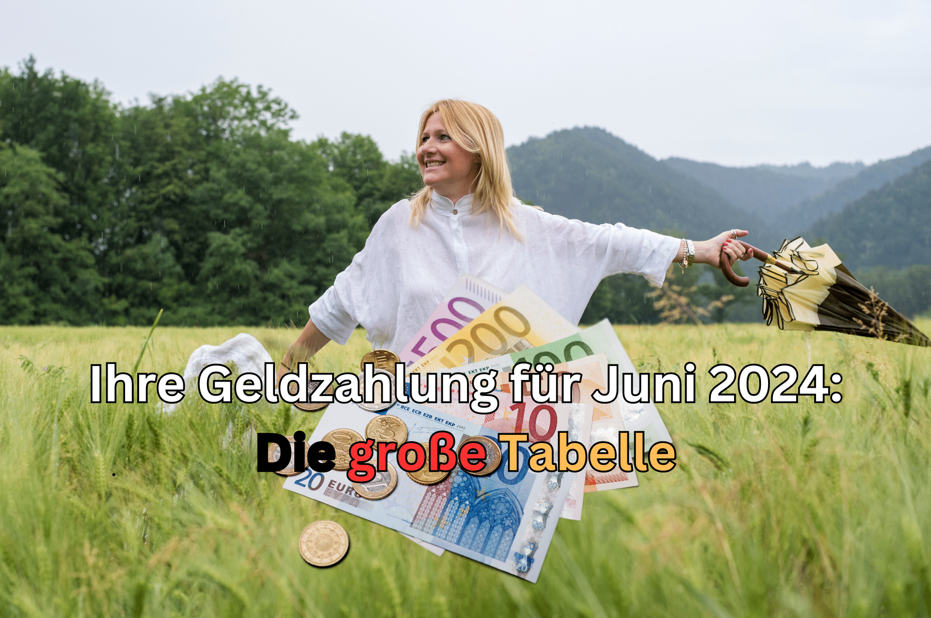 Hier in der Tabelle: alle wichtigen Auszahlungstermine für Juni 2024