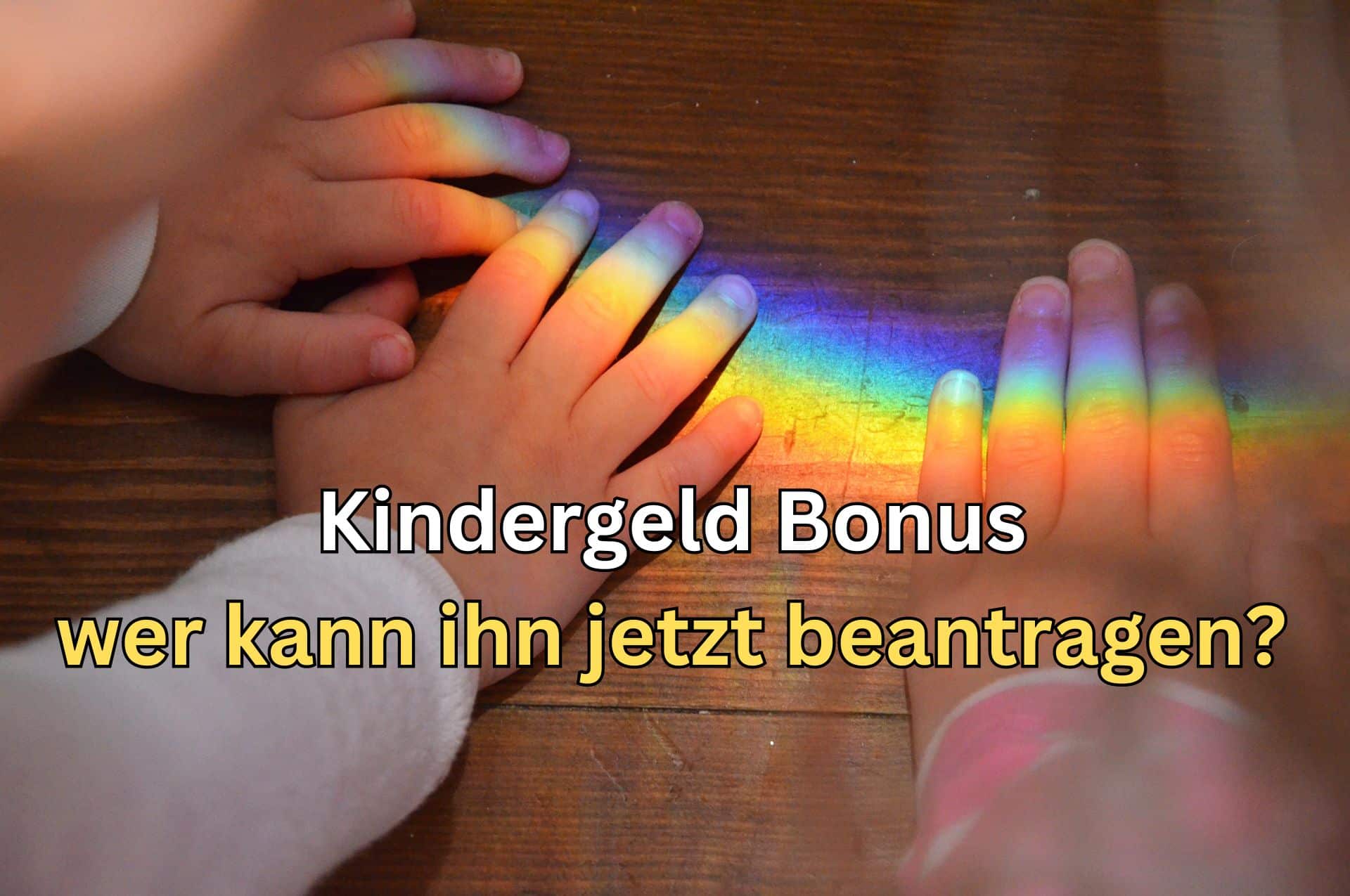 Kindergeld Bonus erhöht das Kindergeld um mehr als das Doppelte!