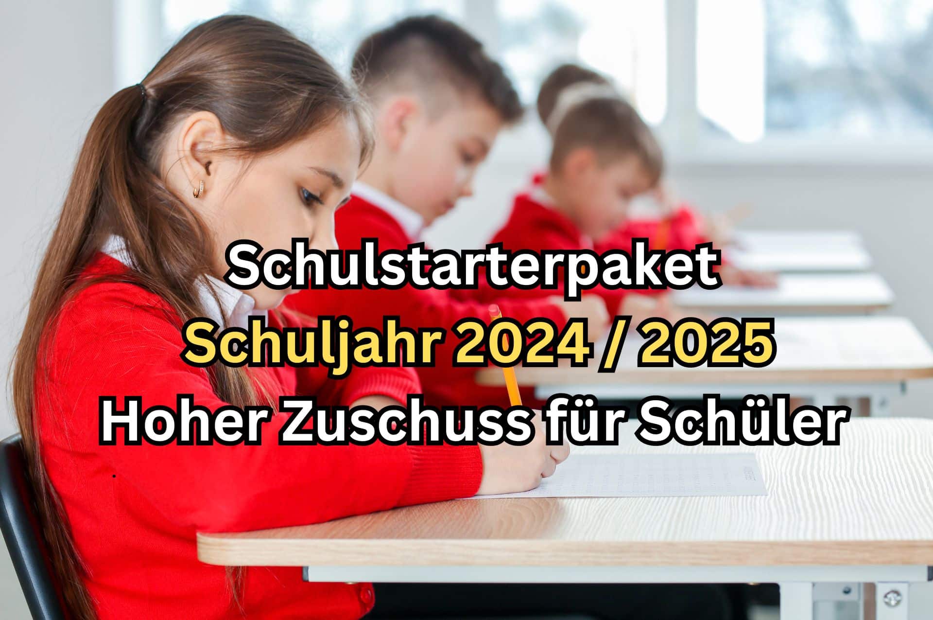 Bürgergeld 2024 Mehr Unterstützung für Schulkinder jetzt beantragen