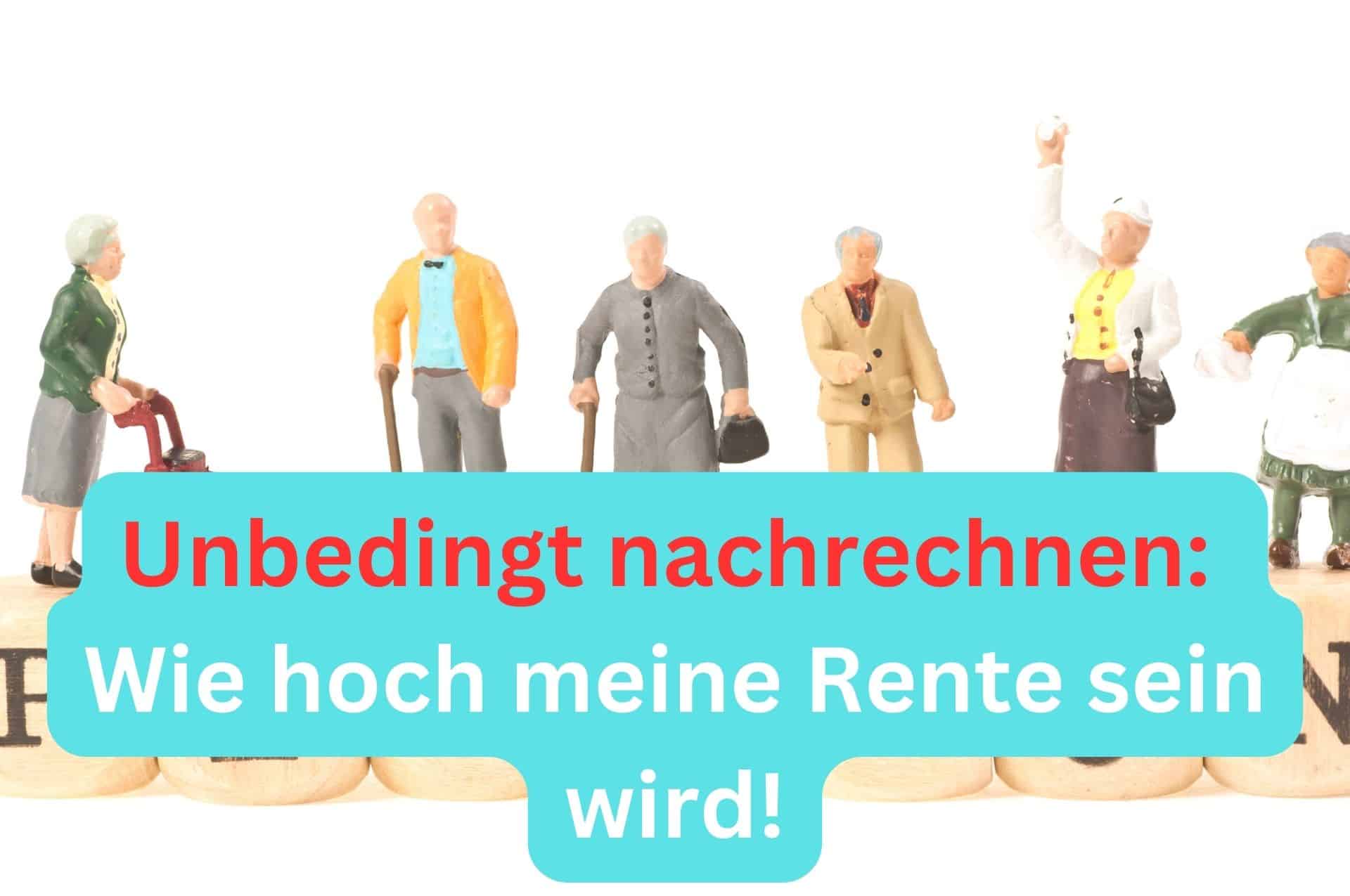 Die Rententabelle: wie hoch meine Rente sein wird!