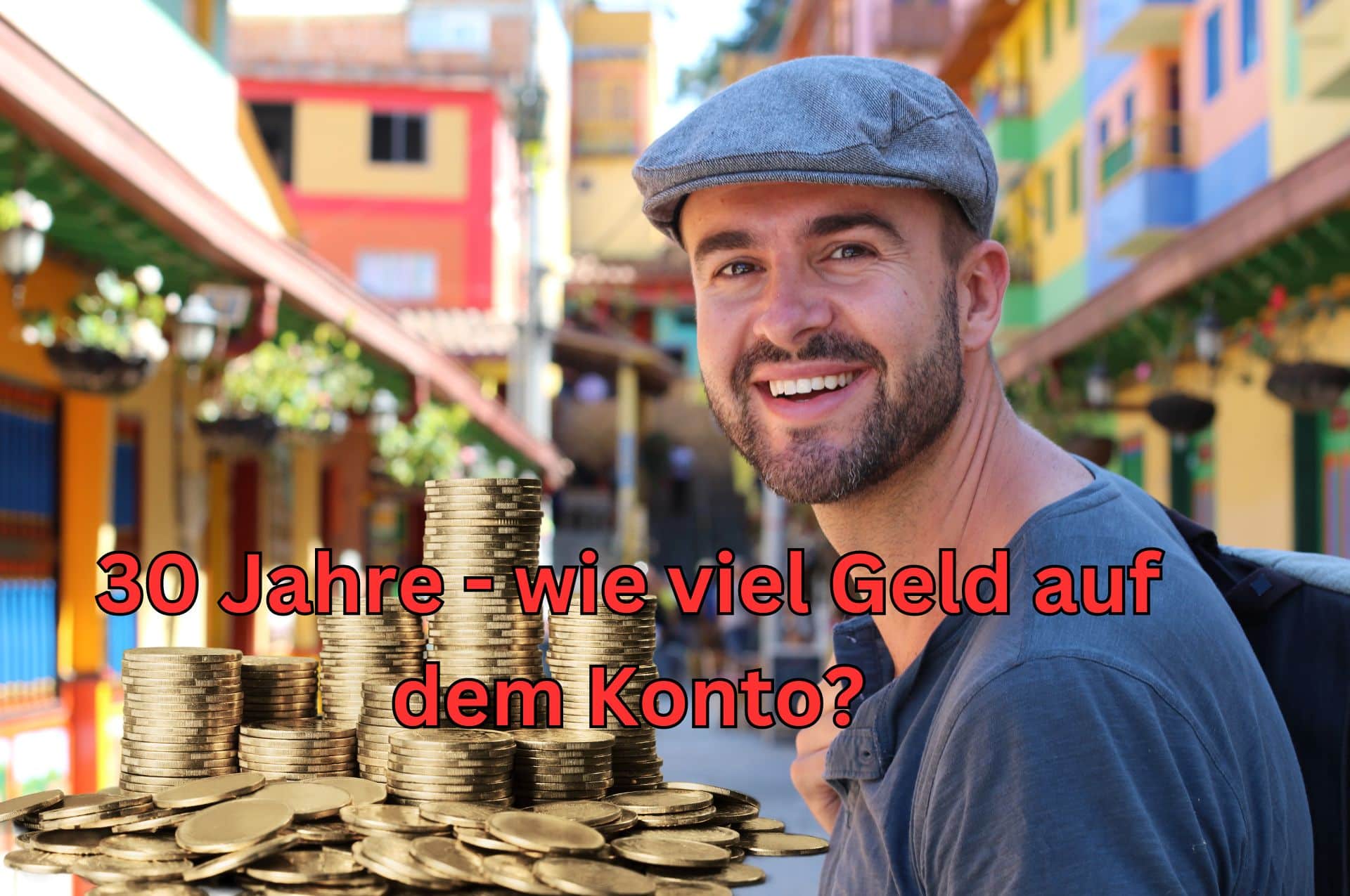 30 Jahre und wie viel Geld auf dem Konto haben?