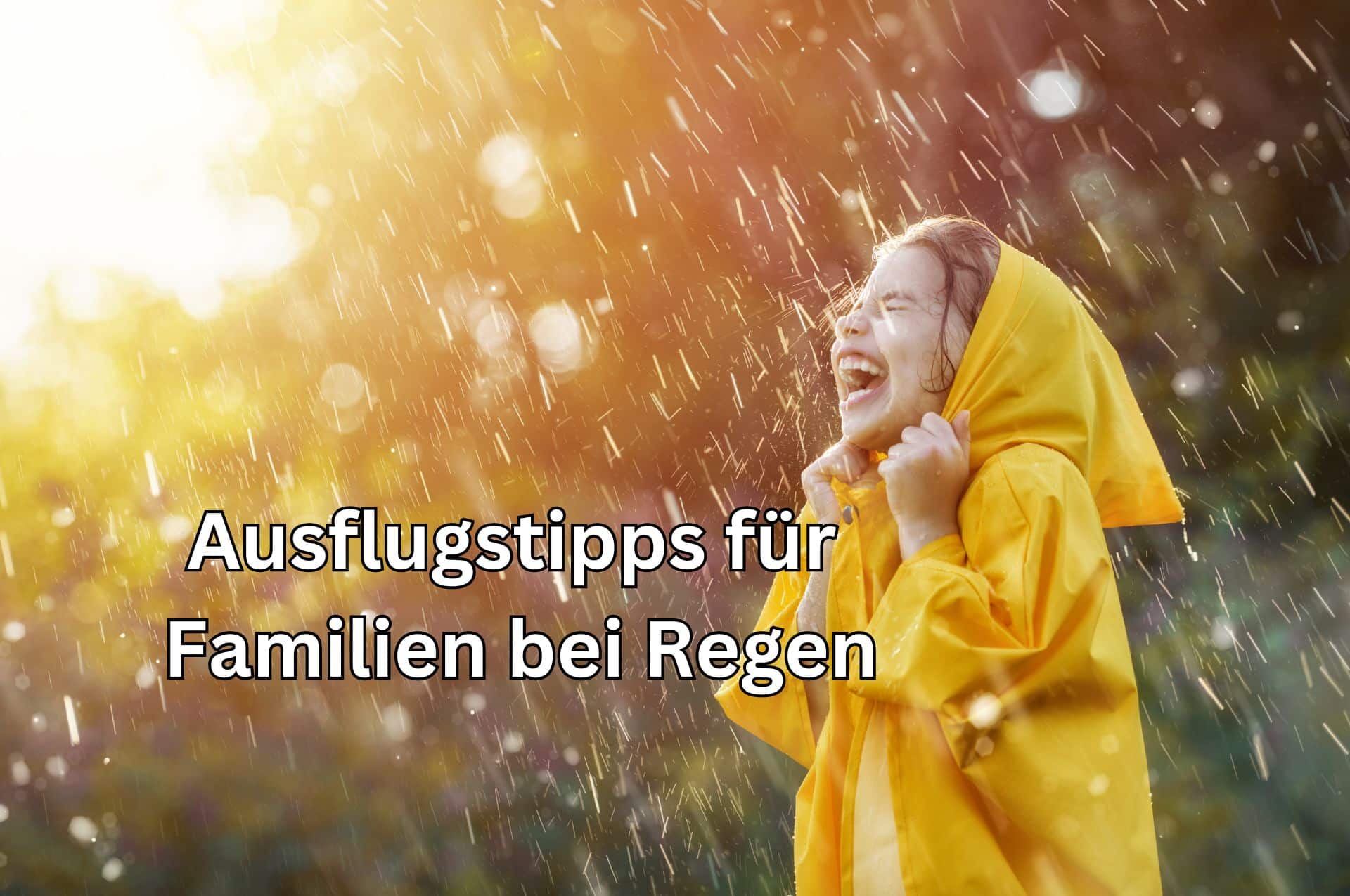 Was man mit Kindern bei schlechtem Wetter unternehmen kann.