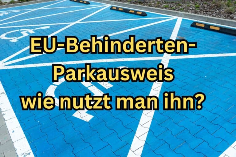 Was Kostet Parken Auf Behindertenparkplatz Strafe www.buerger-geld.org