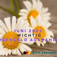 Margeriten mit Text Juni