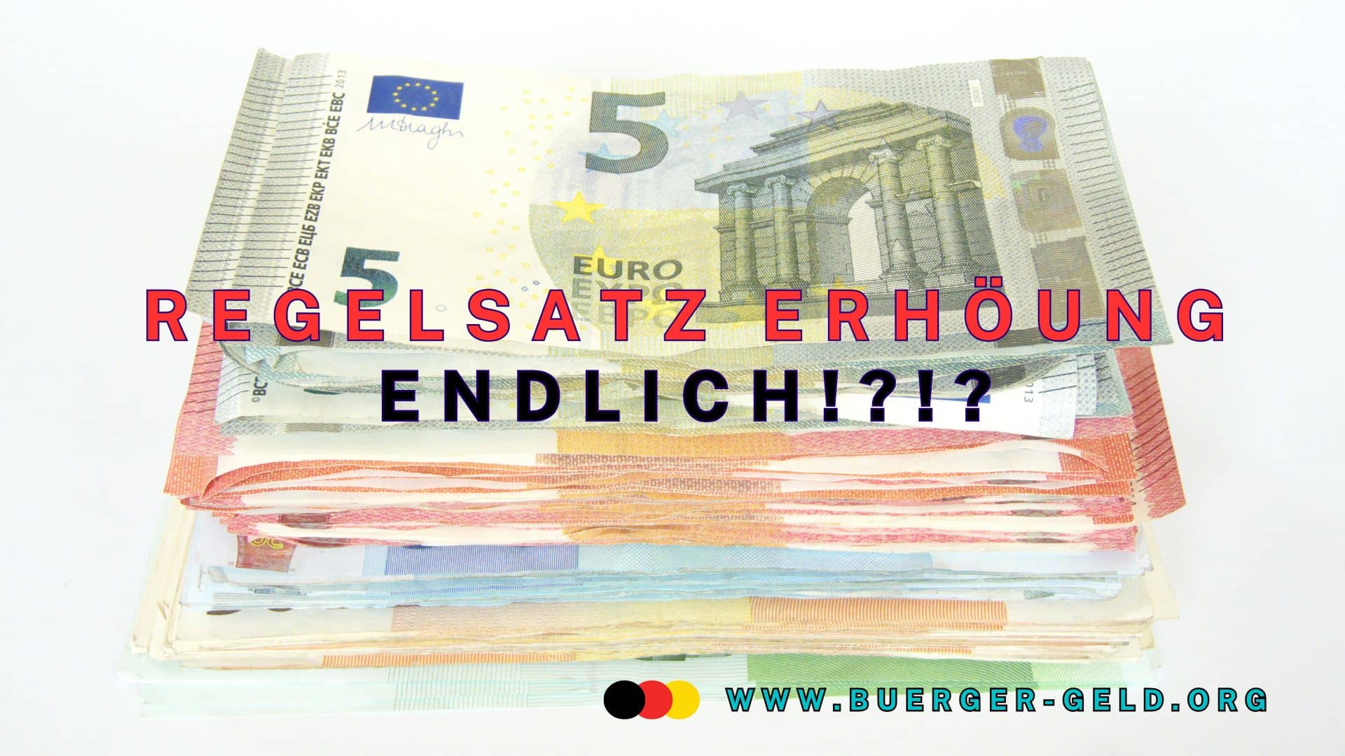 Euro Scheine als Stapel