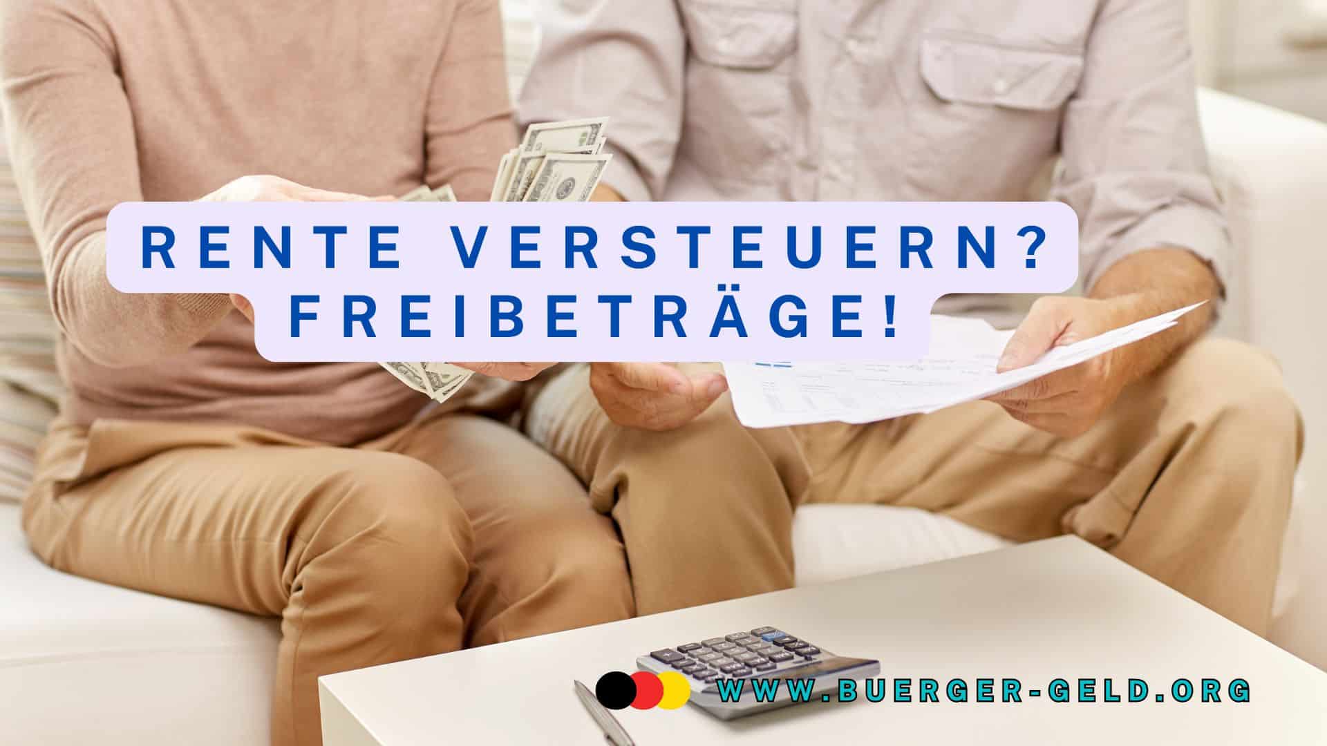 Rentnerpaar zählt Geld