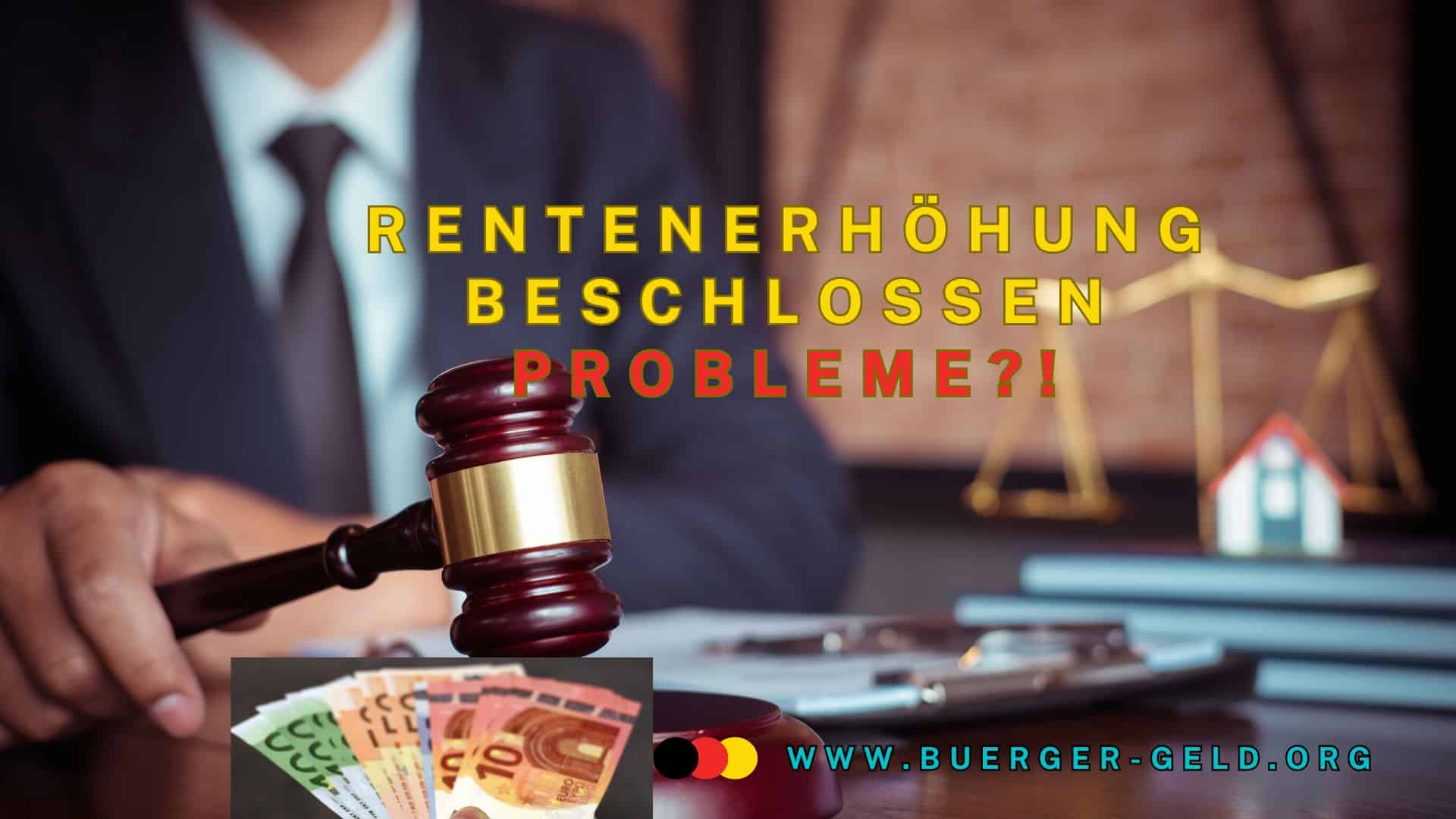 Holzhammer geht auf Geld nieder