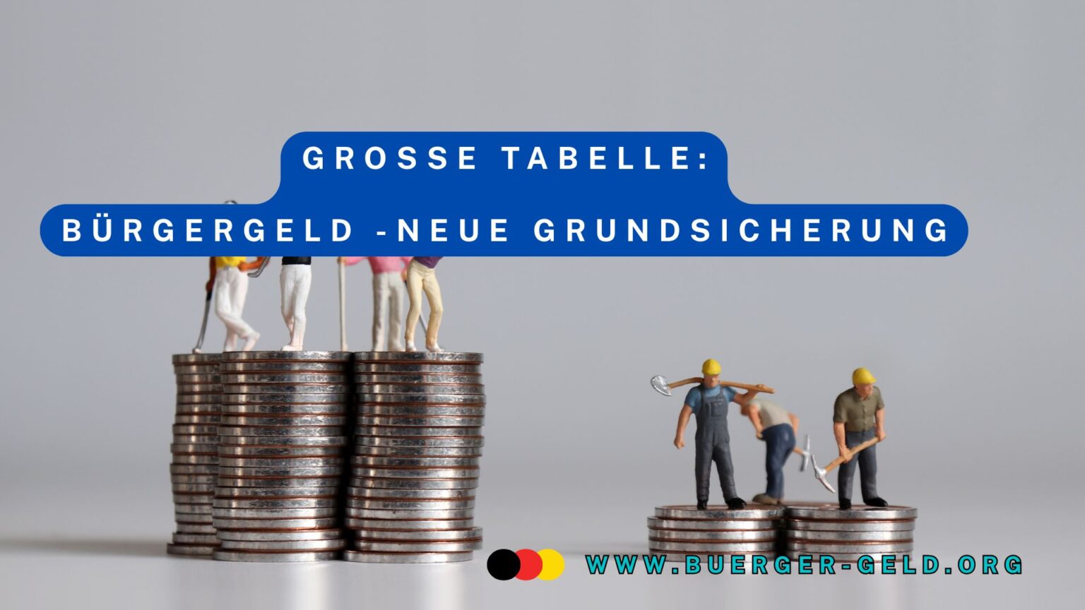  Tabelle: Bürgergeld vs. Neue Grundsicherung Arbeitsuchende Illustration 